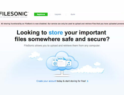 Após fim do MegaUpload, FileSonic desabilita compartilhamento de arquivos