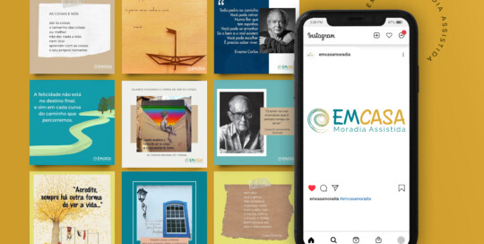 EMCASA Moradia Assistida - Feed Instagram