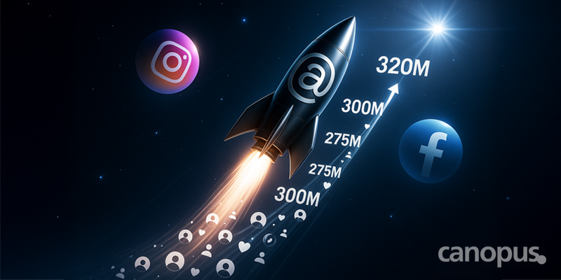 24-07-2025 Blog da Canopus Comunicação - Threads chega aos 320 milhões 03